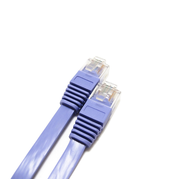 5M Ultra-thin CAT6a Flat Lan Cable RJ45(8P8C) to RJ45(8P8C) - Blue