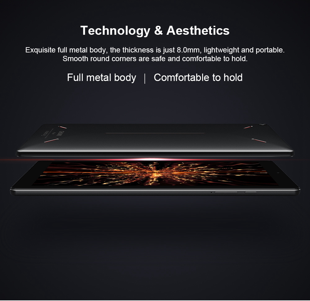 Chuwi Hipad Tablet PC Helio X27 MTK6797X Deca Core 10.1" IPS Screen 1920*1200 Android Oreo 3GB RAM 32GB ROM - Black