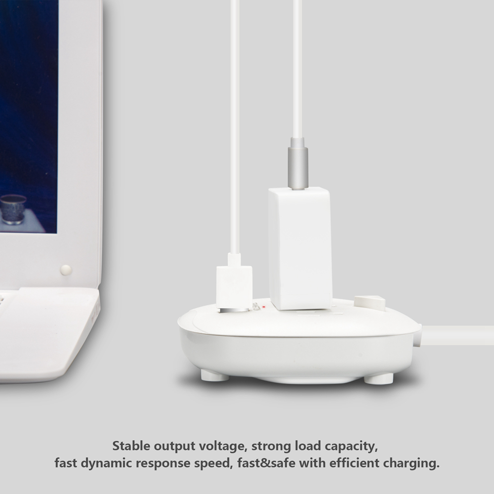 TRANSTON Power Strip with 3 USB and 3 Outlet - Black