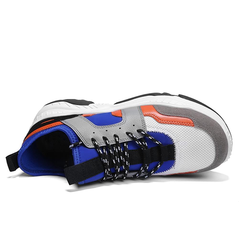 S333 Men Fashion Comfortable Sports Shoes Rubber Sole EU43 - Blue