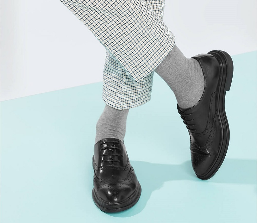 5 Pairs Xiaomi Youpin Men Cotton Medium Socks Breathable High Elasticity Suitable For Size 39-45 - Gray