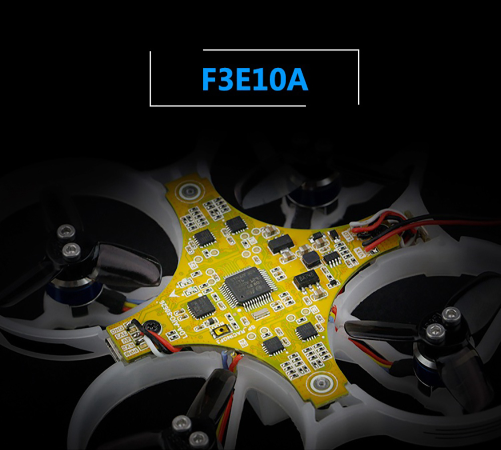 LDARC/Kingkong GT8 FPV Racing Drone F3 FC 4In1 10A BLHeli-S ESC 800TVL 150 Degree Camera AC900 Receiver - PNP