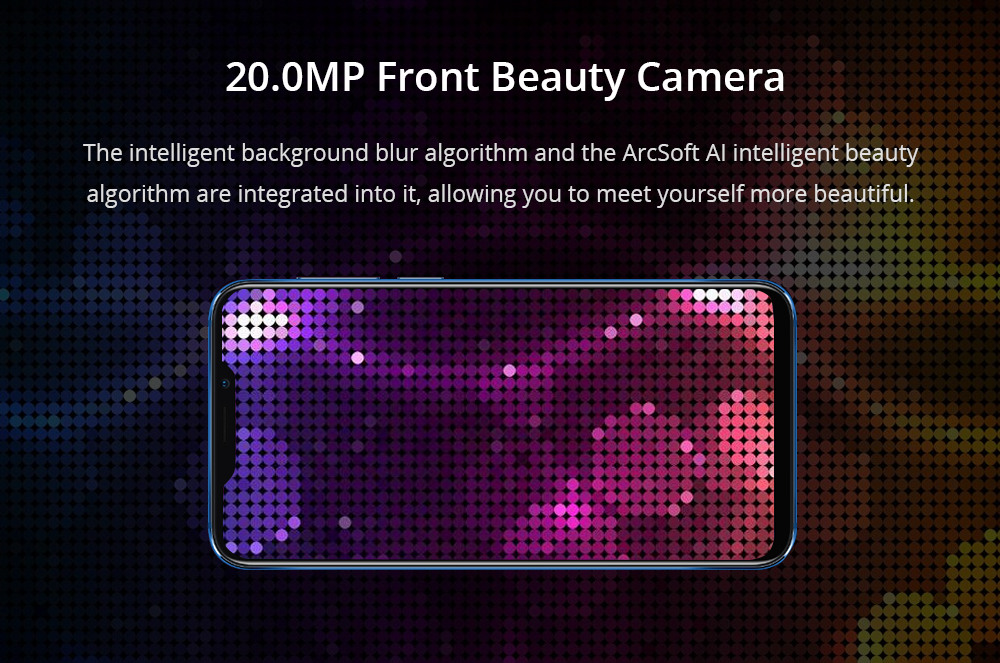 Meizu X8 6.2 Inch 4G LTE Smartphone Snapdragon 710 6GB 64GB 12.0MP+5.0MP Dual Rear Cameras Android 8.1 Face ID Full Screen - Black