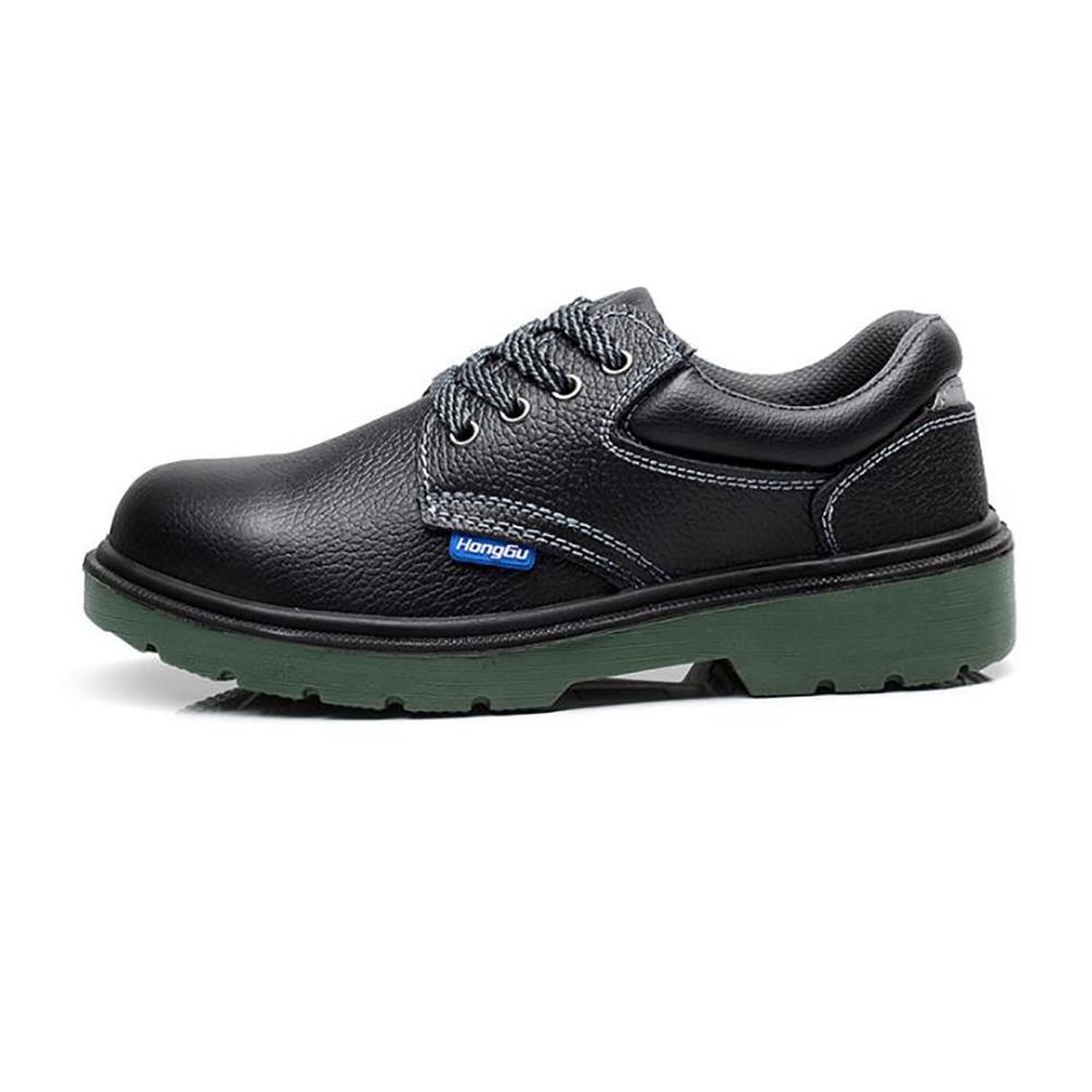 PUA Men Formal Business PU Leather Shoes Comfortable Casual Safety Size EU37.5 - Black