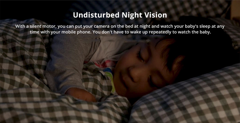 Xiaomi Mijia Smart 1080P WiFi IP Camera 360 Degree Wide-angle AI Detection Infrared Night Vision - White