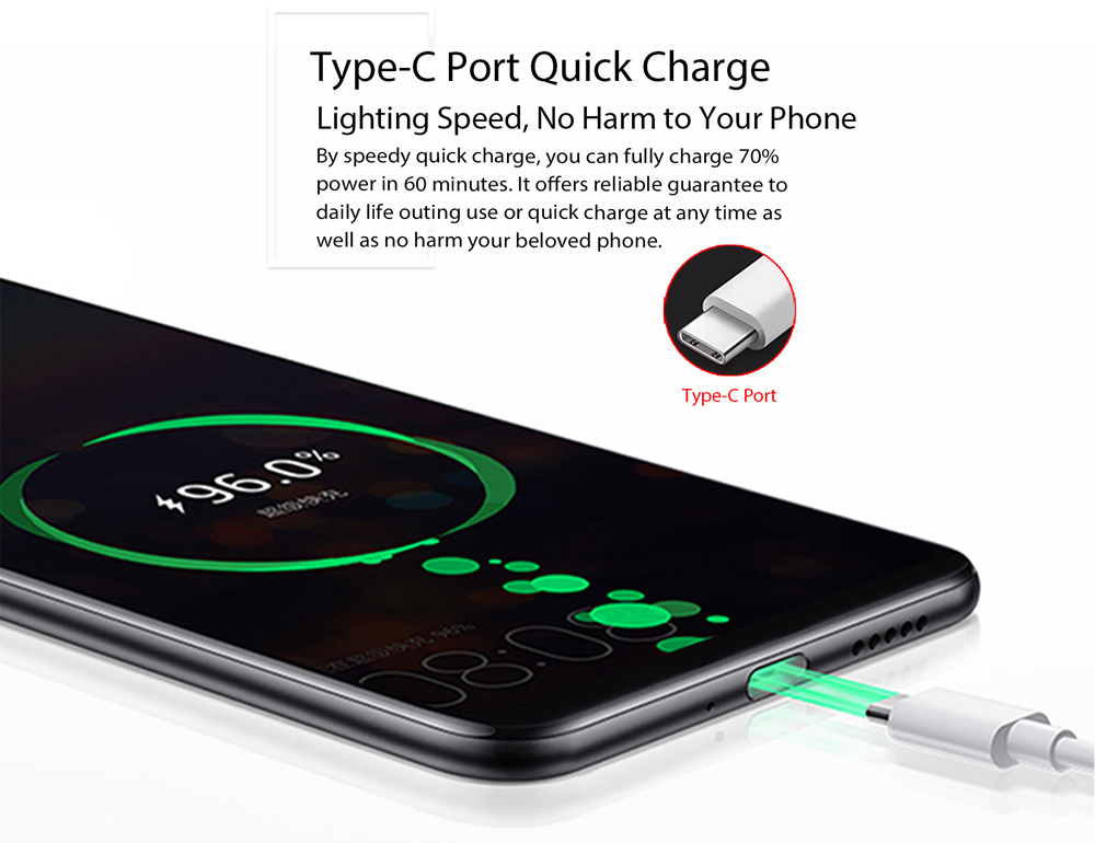 Meiigoo S9 6.18 Inch 4G LTE Smartphone MTK6750T 4GB 32GB 13.0MP + 2.0MP Dual Rear Cameras Android 8.1 Face ID Type-C Fast Charge - Twilight