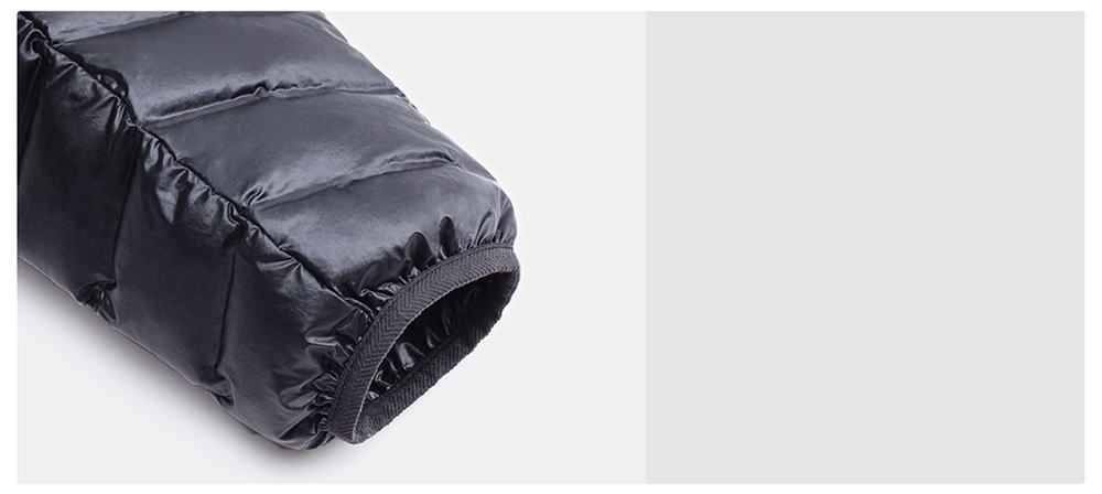 Xiaomi 90Fun Men's Hooded Down Jacket (Lightweight Seamless 90% Goose Down Size S) - Black