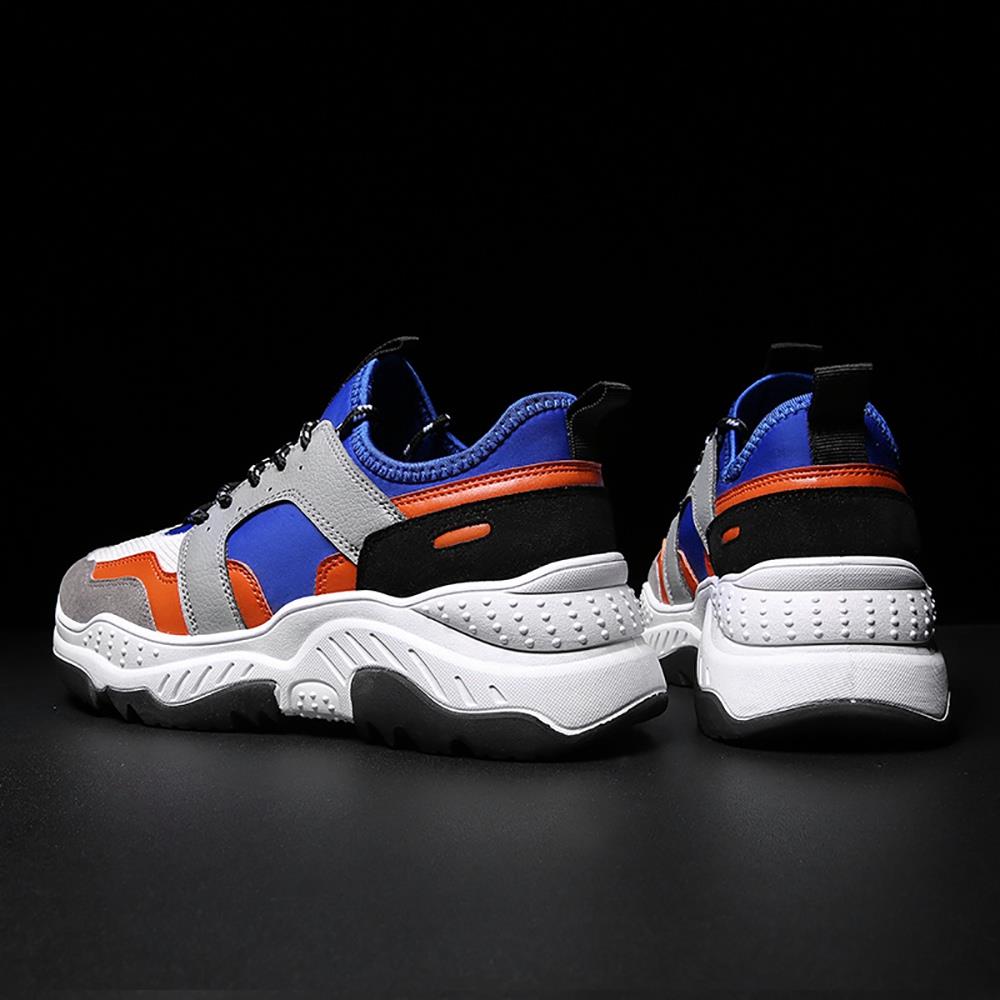 S333 Men Fashion Comfortable Sports Shoes Rubber Sole EU43 - Blue