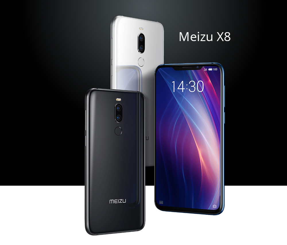 Meizu X8 6.2 Inch 4G LTE Smartphone Snapdragon 710 6GB 128GB 12.0MP+5.0MP Dual Rear Cameras Android 8.1 Face ID Full Screen - Magic Blue