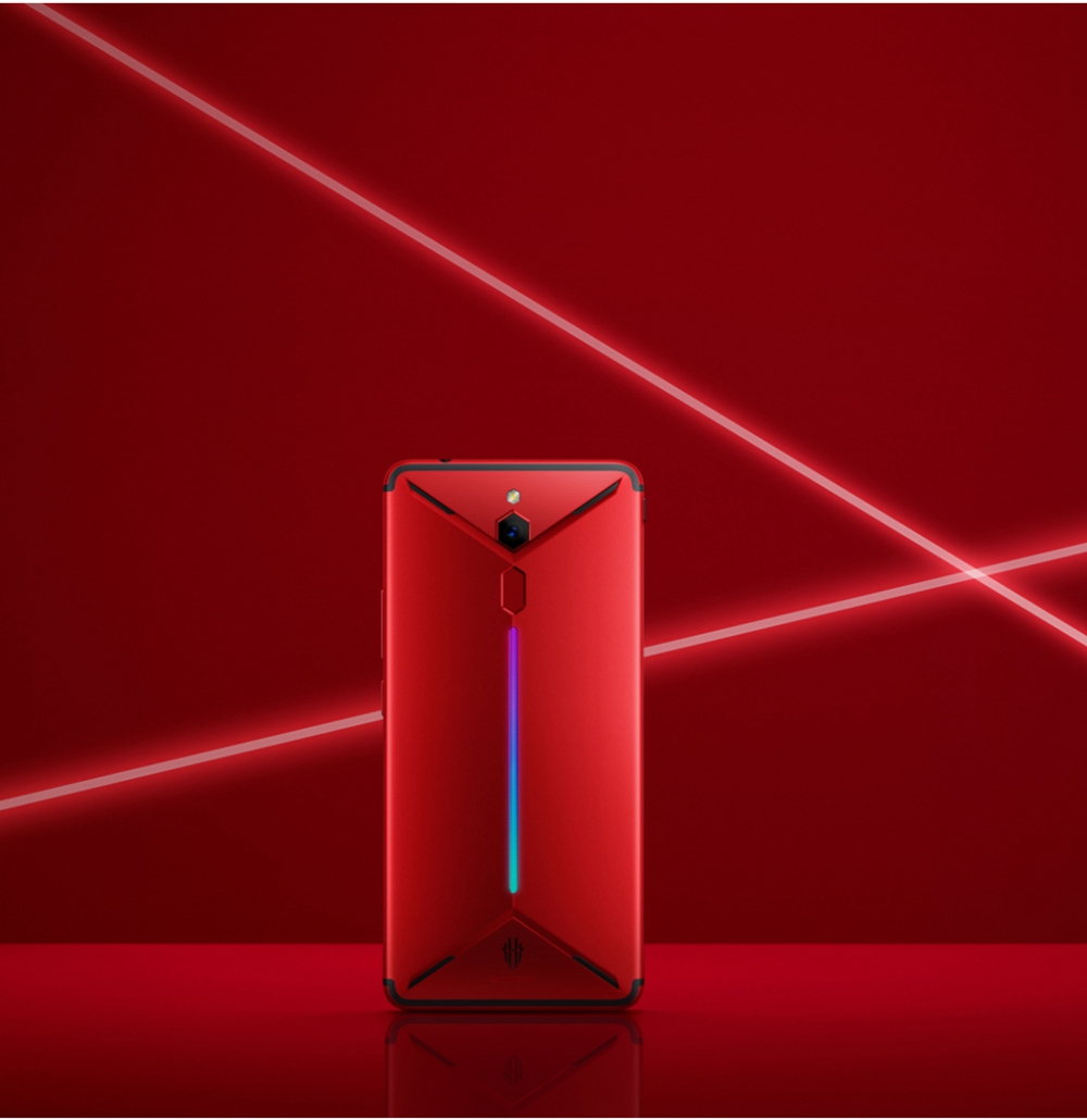 Nubia Red Magic Mars 6.0 Inch 4G LTE Gaming Smartphone Snapdragon 845 6GB 64GB 16.0MP Rear Camera Android 9.0 Type-C Touch ID OTG - Black