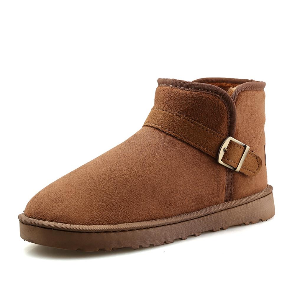 Winter Men Boots Lovers Snow Boots Winter Shoes Warm Cotton Boots Size EU 39 - Yellow