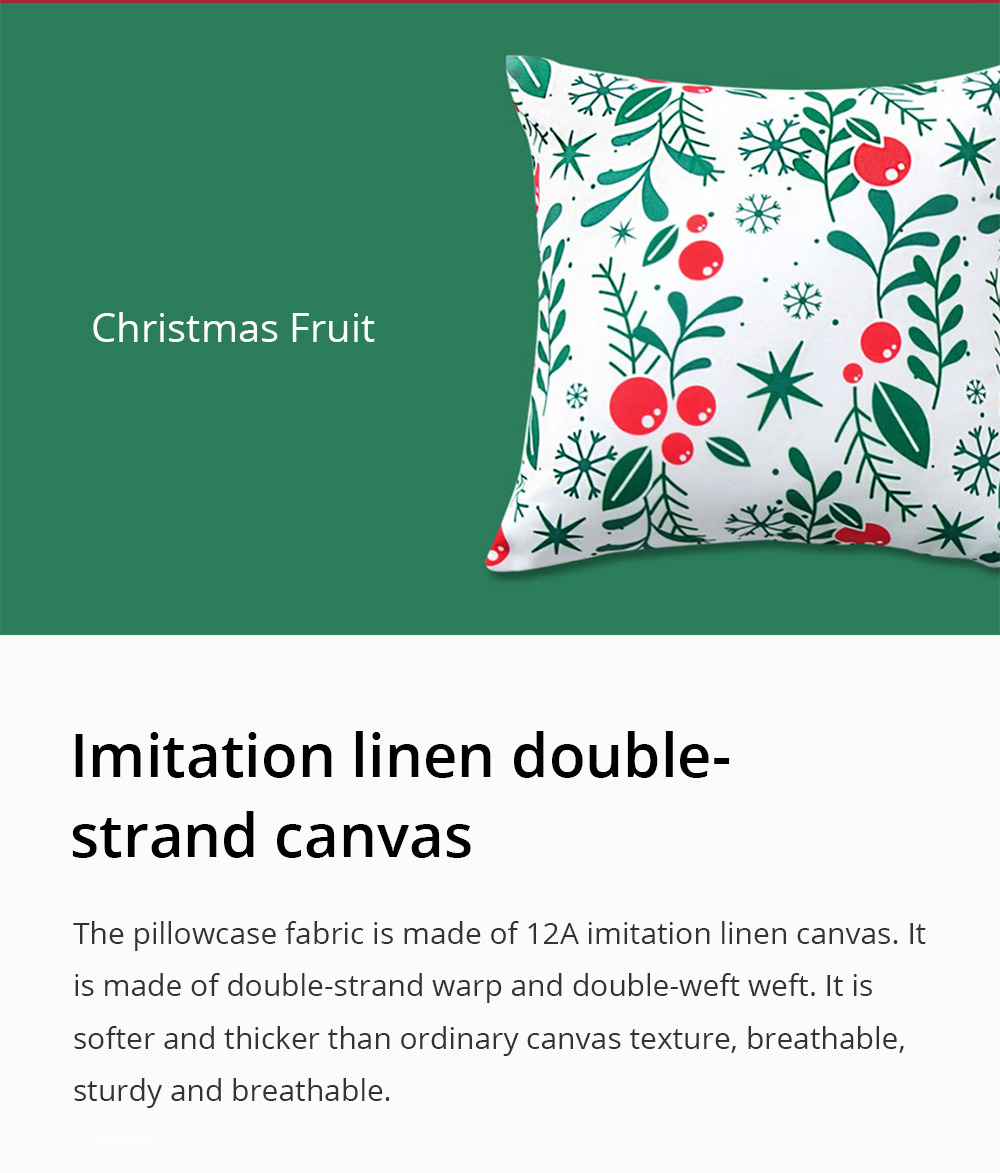 Xiaomi Christmas Pillow for Sofa Bedroom Home Decor - Christmas Reindeer