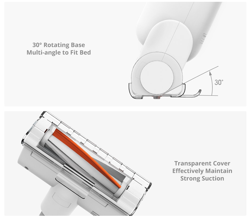 XIAOMI ROIDMI M8 Cordless Vacuum Cleaner Anti-Dust Mites Cleaning - White