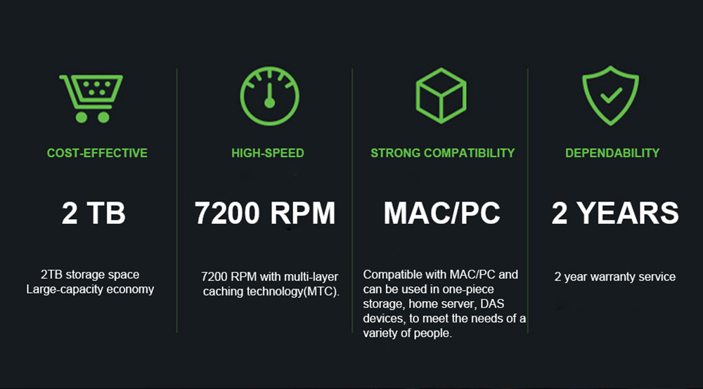 Seagate ST2000DM005 2TB Desktop HDD Internal Hard Drive 3.5 Inch 7200 RPM SATA 6Gb/s 64MB Cache Memory - Silver