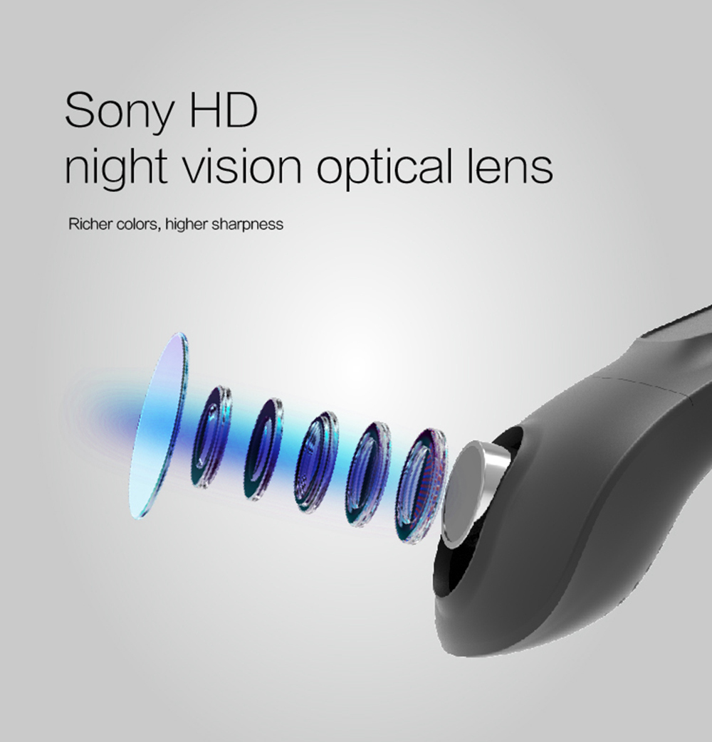 RS200 Top HD Hidden Universal Wifi Car DVR (Sony IMX323 1080P HD 170 Degree Wide Angle Lens Built-in Wi-Fi Module) - Black