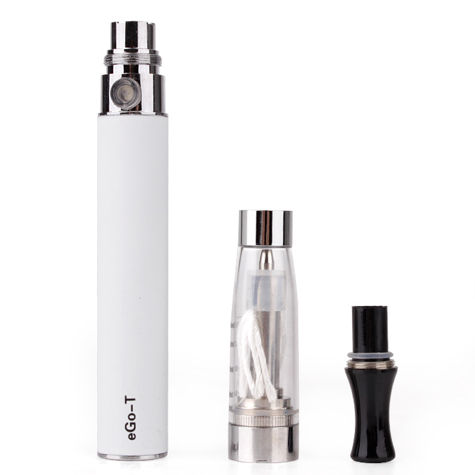 CE4 Electronic Cigarette Blister kits e-cig ce4 Atomizer 900mAh battery with USB charger - White