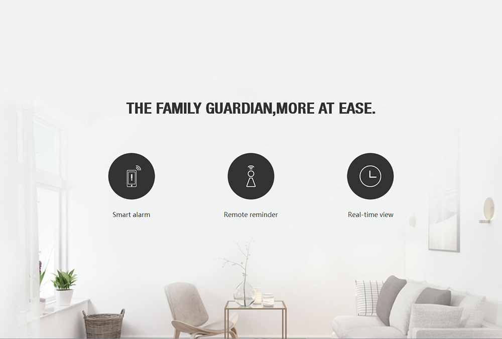 ORVIBO Smart Home Security Kit Zigbee Version 1*Zigbee Mini Hub + 1*Motion Sensor+ 2*Door Sensor + 1*Wifi Camera- EU Plu