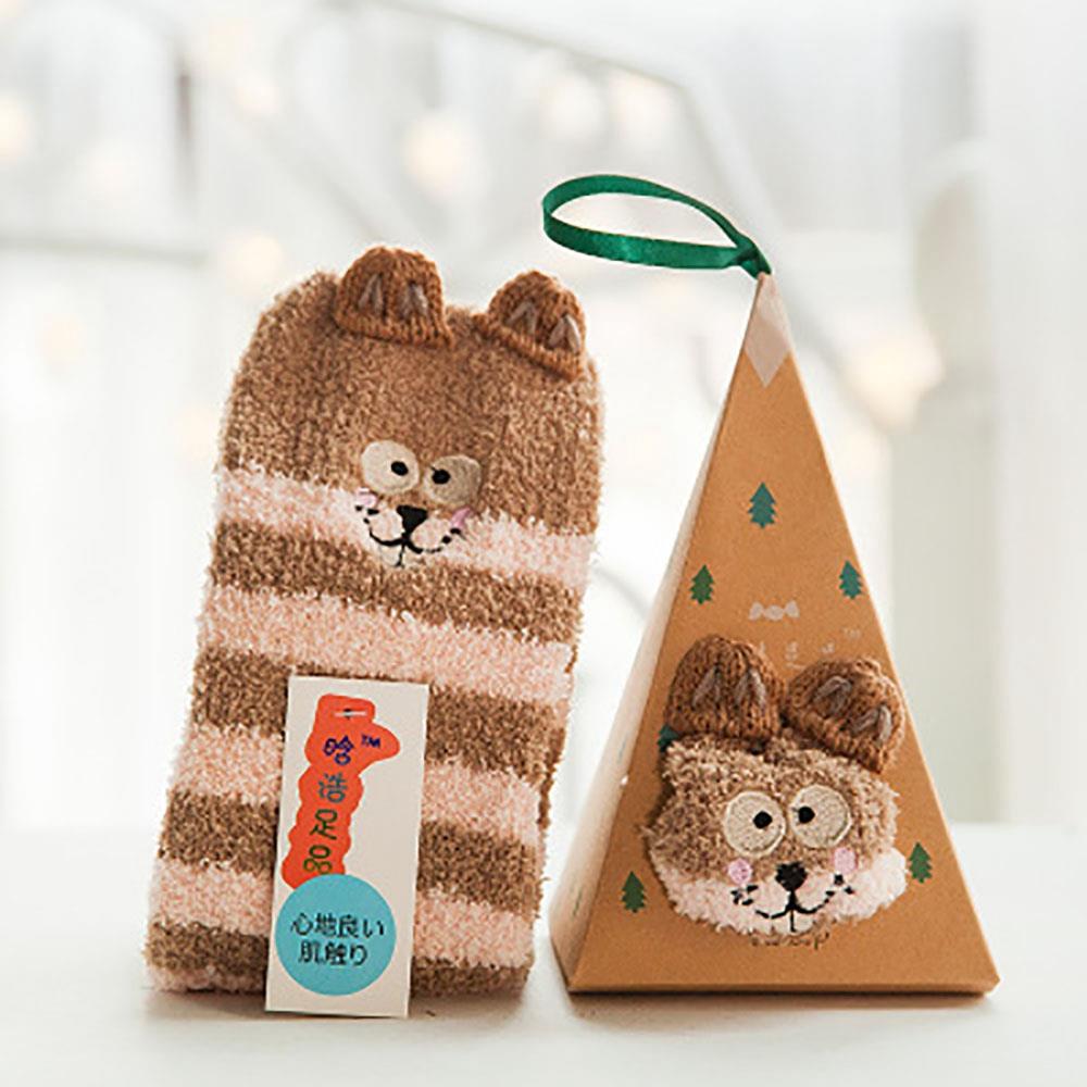 Christmas Cartoon Cotton Socks - Mice Pattern