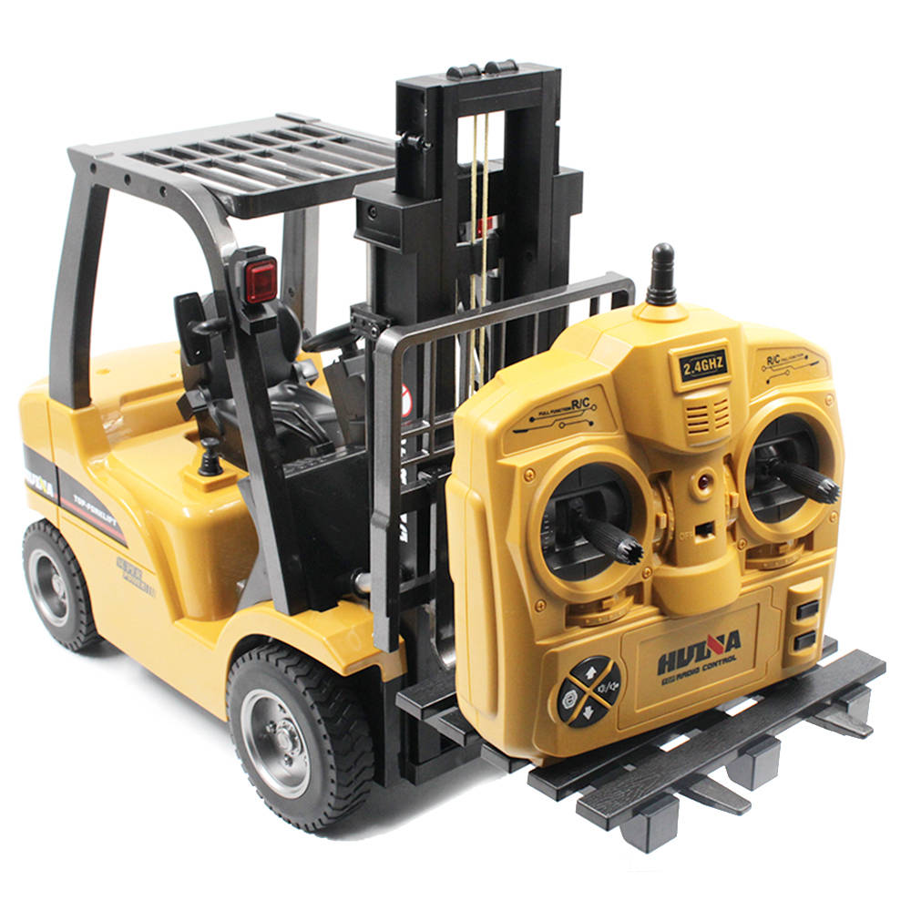 HuiNa Toys 1577 2.4G 8CH 1:10 2 In 1 RC Forklift Truck Crane RTR
