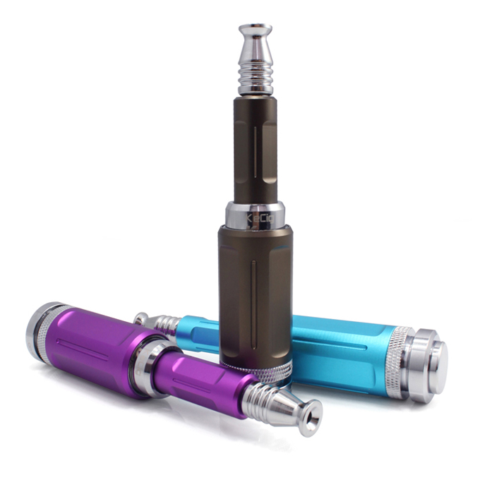 KeCig New Designed Style K101 Detachable Electronic Cigarette with 18650 2000mAh and 18350 900mAh Batteries - Purple