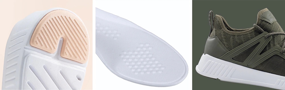 Xiaomi 90Fun Unisex Sneakers (Shock-absorbing EVA Insole Sports Shoes Size EU35 Women) - Pink