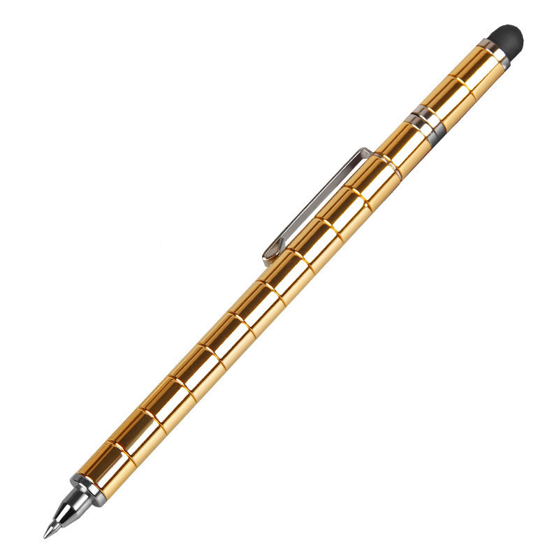 Magnetic Pen Metal Magical Neutral Pressure Reduction Signature Multi-functional Creative Pen - Silver