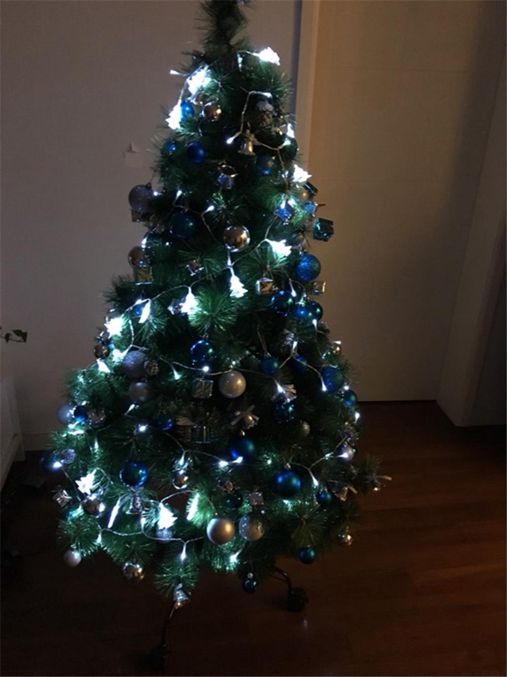 20PCS Christmas Tree LED String Lights for Christmas New Year (2.2 Meters) - White