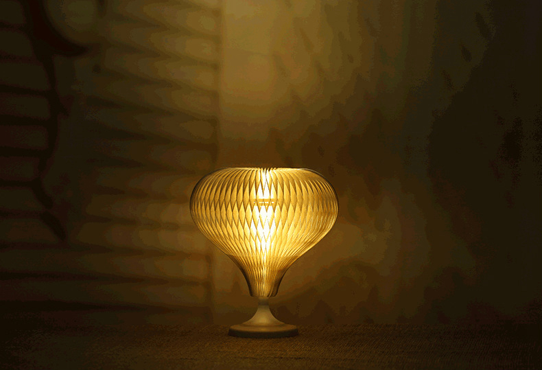 FUMAT Mini LED Table Lamp USB Rechargeable Folding Book Light for Creative Gift Novelty Bedroom Night Light - White