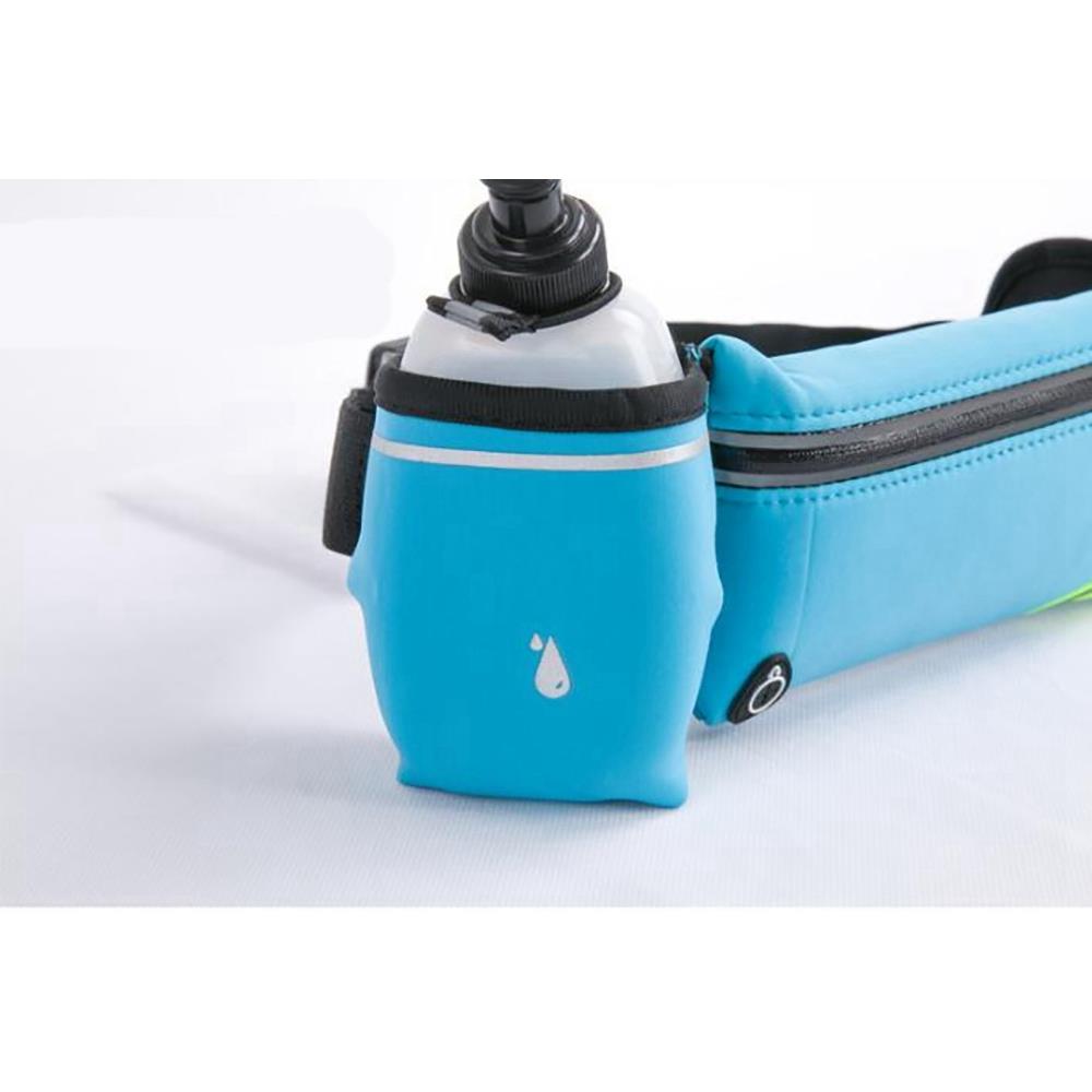 Unisex Water-resistant Running Waist Bag Mobile Phone Pack - Blue