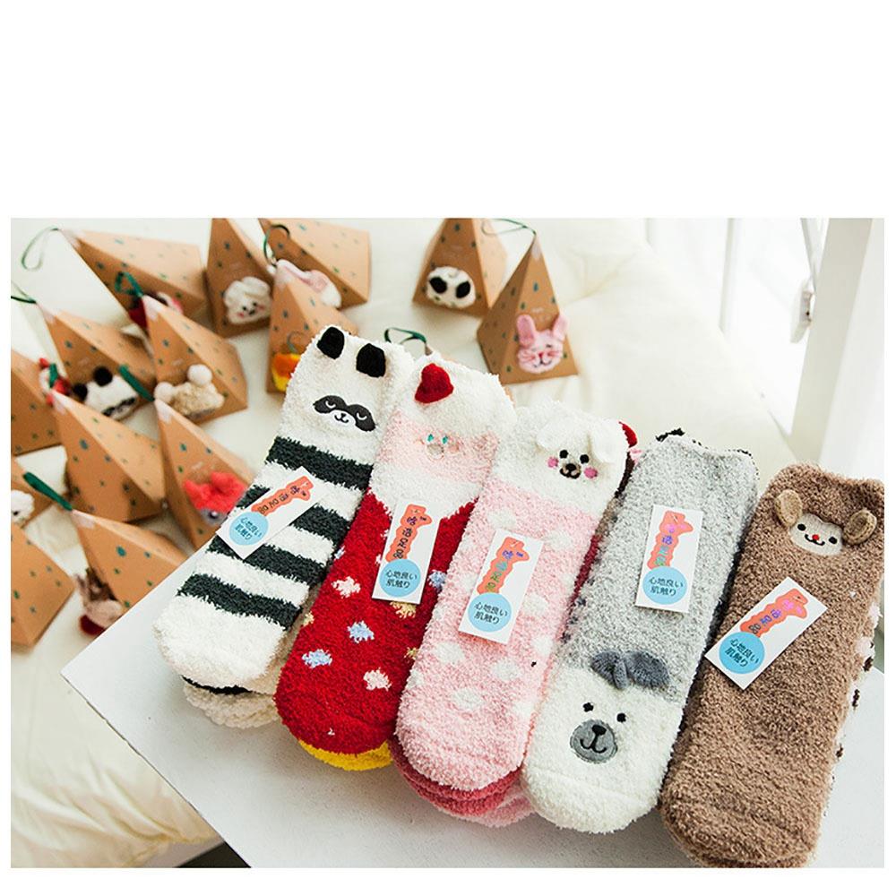 Christmas Cartoon Cotton Socks - Mice Pattern