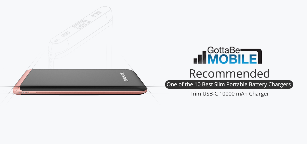Tronsmart Trim PBD01 18W 10000mAh Slimmest Portable Charger with Power Delivery 3.0 for iPhone, Samsung and more