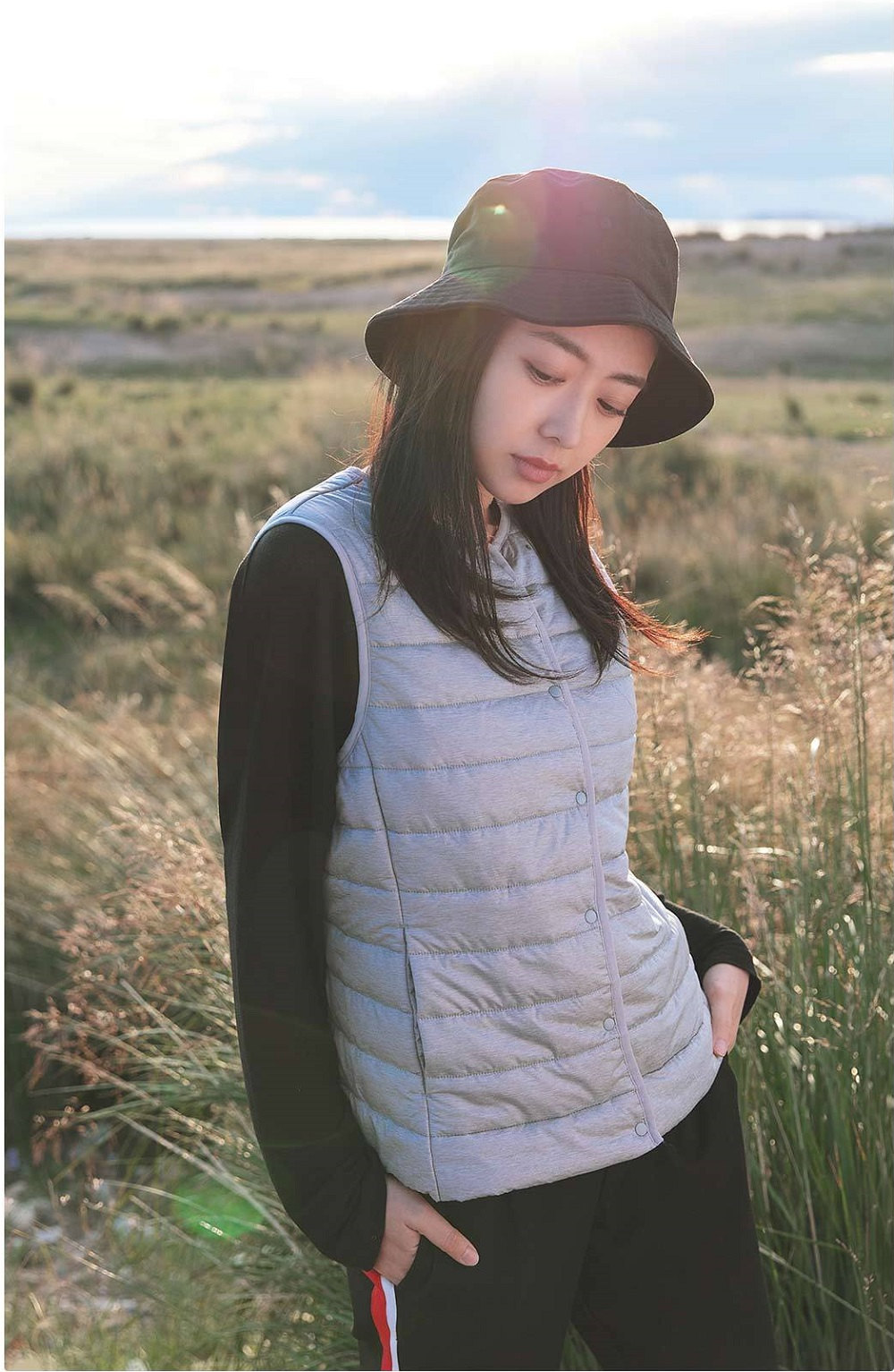 Xiaomi 90Fun Unisex Warm Vest (LITHERMO Cotton Long-lasting Heat Storage Size S Men) - Black
