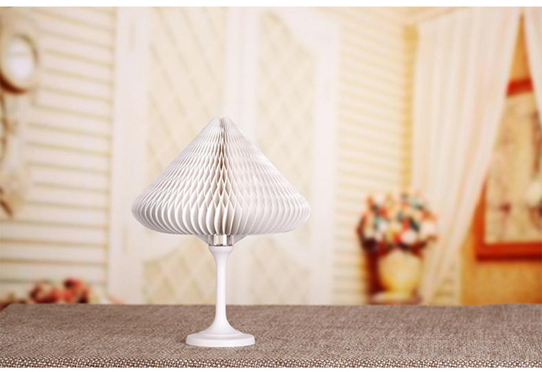 FUMAT Mini LED Table Lamp USB Rechargeable Folding Book Light for Creative Gift Novelty Bedroom Night Light - White