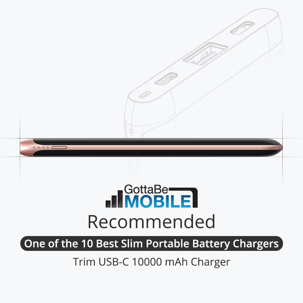 Tronsmart Trim PBD01 18W 10000mAh Slimmest Portable Charger with Power Delivery 3.0 for iPhone, Samsung and more