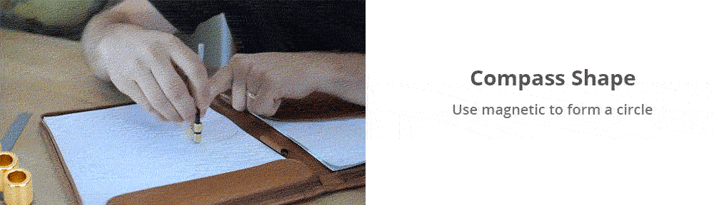 Magnetic Pen Metal Magical Neutral Pressure Reduction Signature Multi-functional Creative Pen - Silver