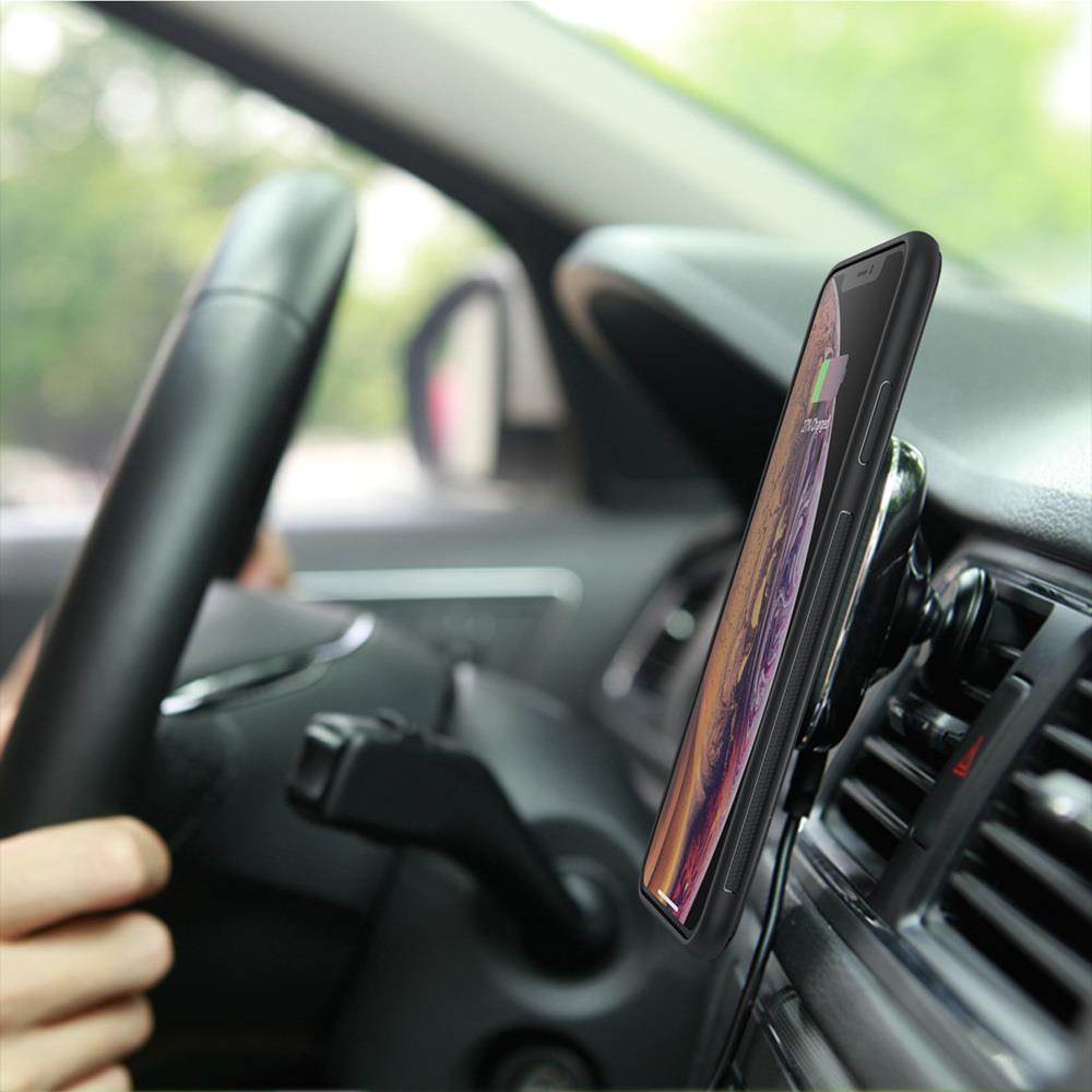 NILLKIN Rugged Leather Phone Case for iPhone X/XS - Black