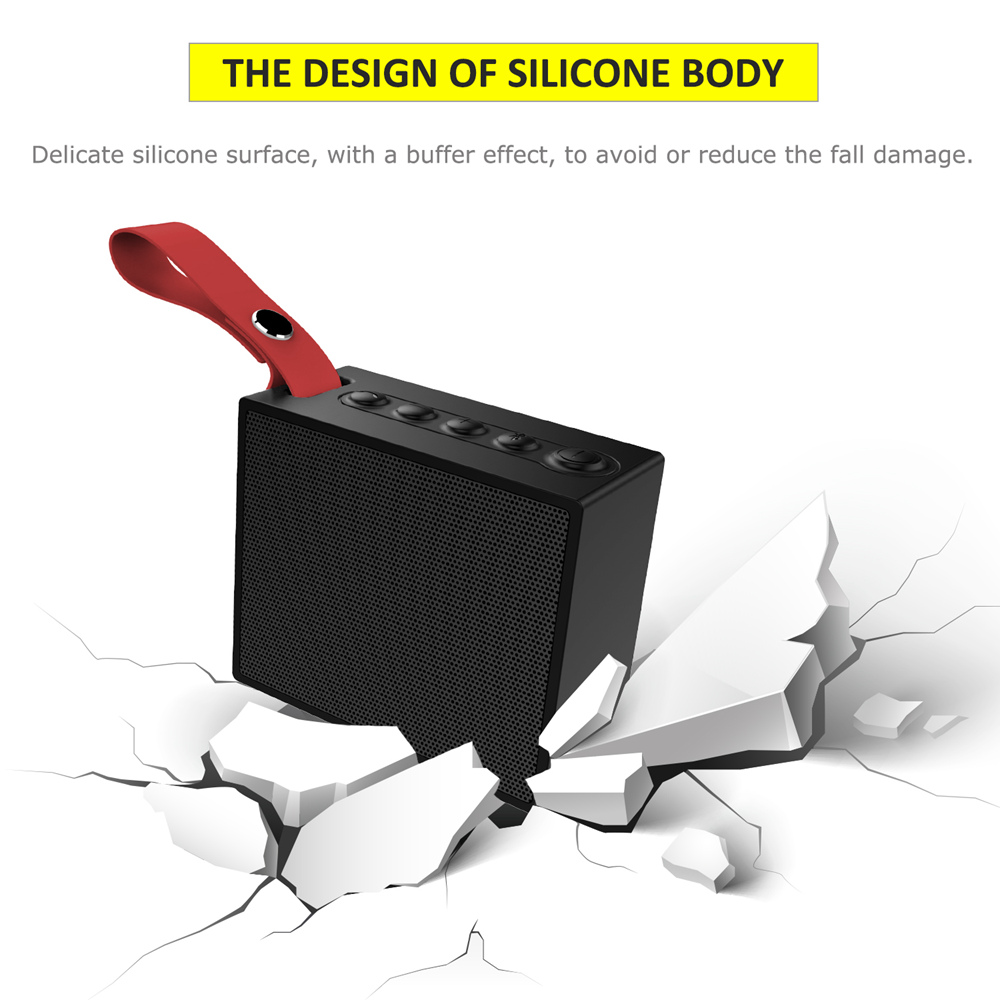 X9 Wireless Outdoor Speaker Bluetooth 4.2 IPX6 Waterproof 5H Play time -Black