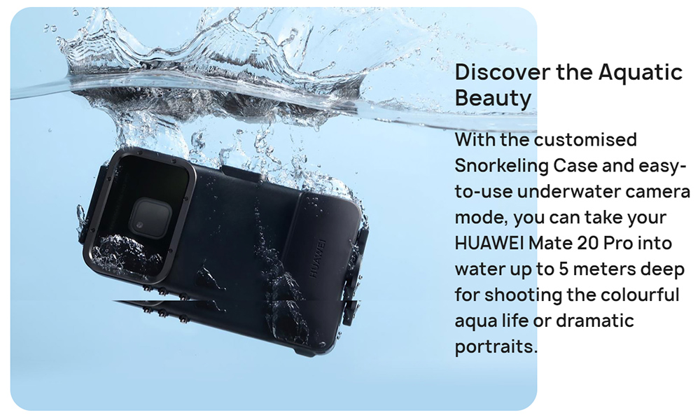 HUAWEI Mate 20 Pro (UD) 6.39 Inch 4G LTE Smartphone Kirin 980 8GB 128GB 40.0MP+20.0MP+8.0MP Triple Rear Cameras EMUI 9 Type-C NFC IR Remote Control - Bright Black