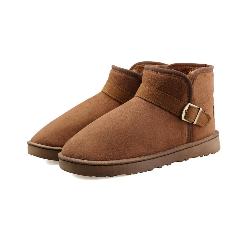 Winter Men Boots Lovers Snow Boots Winter Shoes Warm Cotton Boots Size EU 39 - Yellow