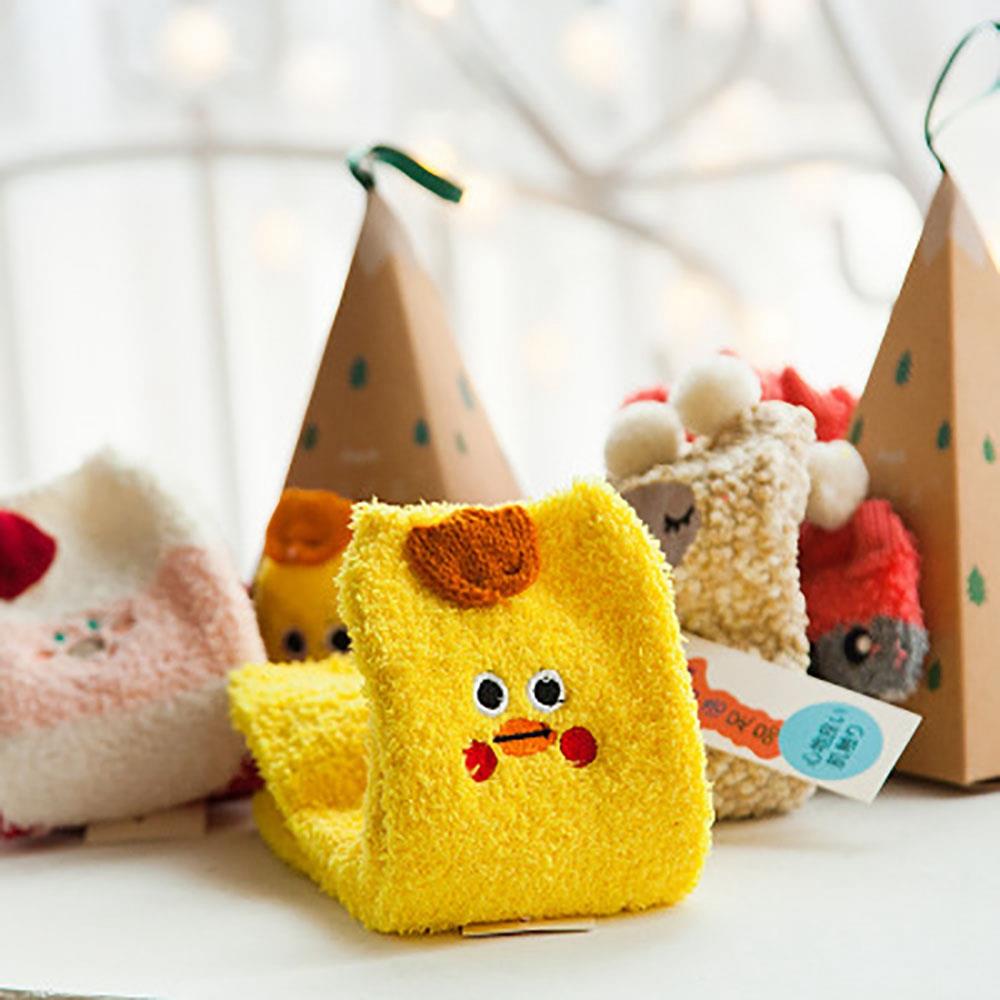 Christmas Cartoon Cotton Socks - Mice Pattern