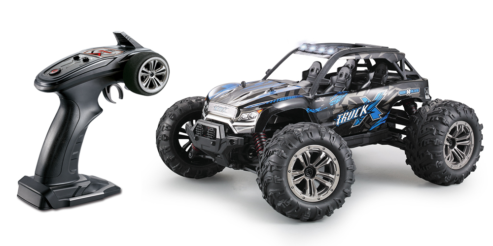 XINLEHONG Toys 9137 2.4G 1:16 4WD Brushed Monster Truck Off-road RC Car RTR - Blue