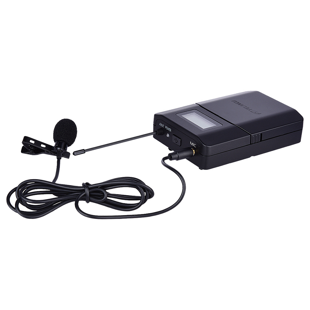 Yelangu MX1 Outdoor Wireless Microphone 70M Wireless Working Distance For Camera Recording - Black