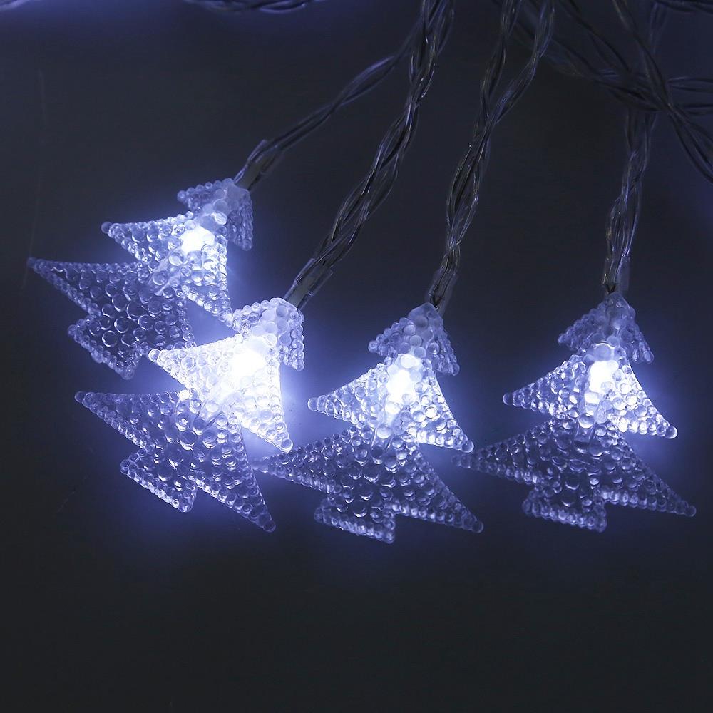 20PCS Christmas Tree LED String Lights for Christmas New Year (2.2 Meters) - White