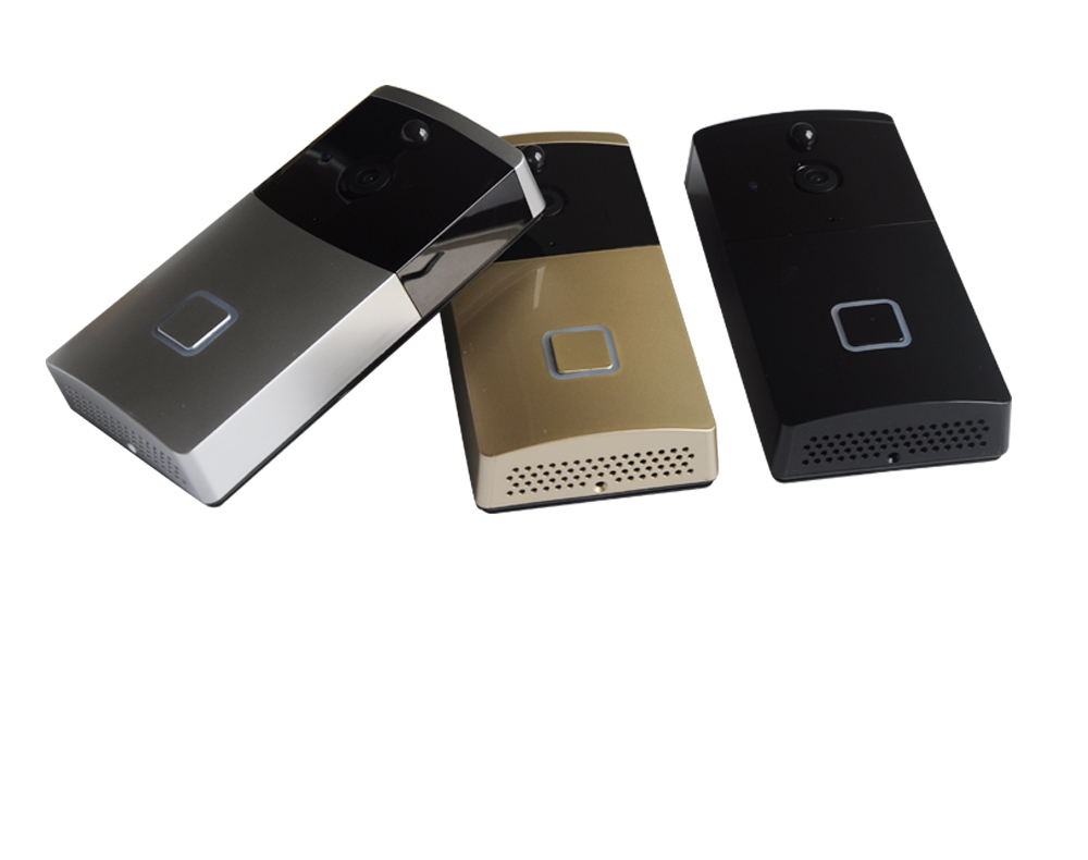 Danmini WF05 WIFI Wireless Video Intercom Doorbell APP Voice Intercom Low Power Standby - Black