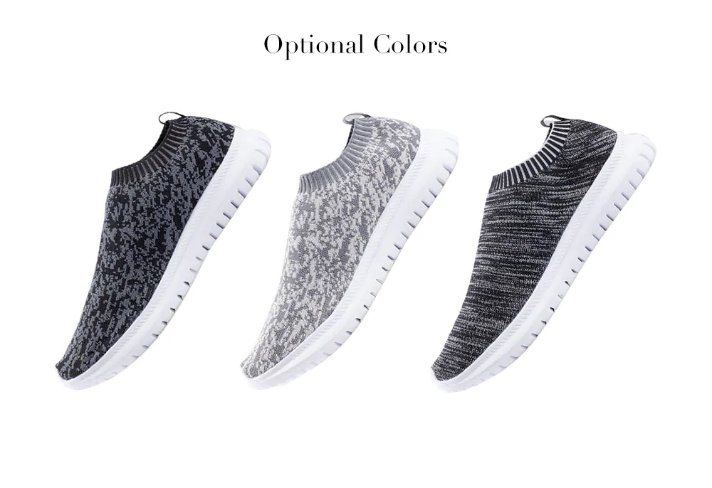 Xiaomi UREVO Unisex Casual Lightweight Sneakers (Breathable Vamp Anti-slip Sole Size EU40 Men) - Gray