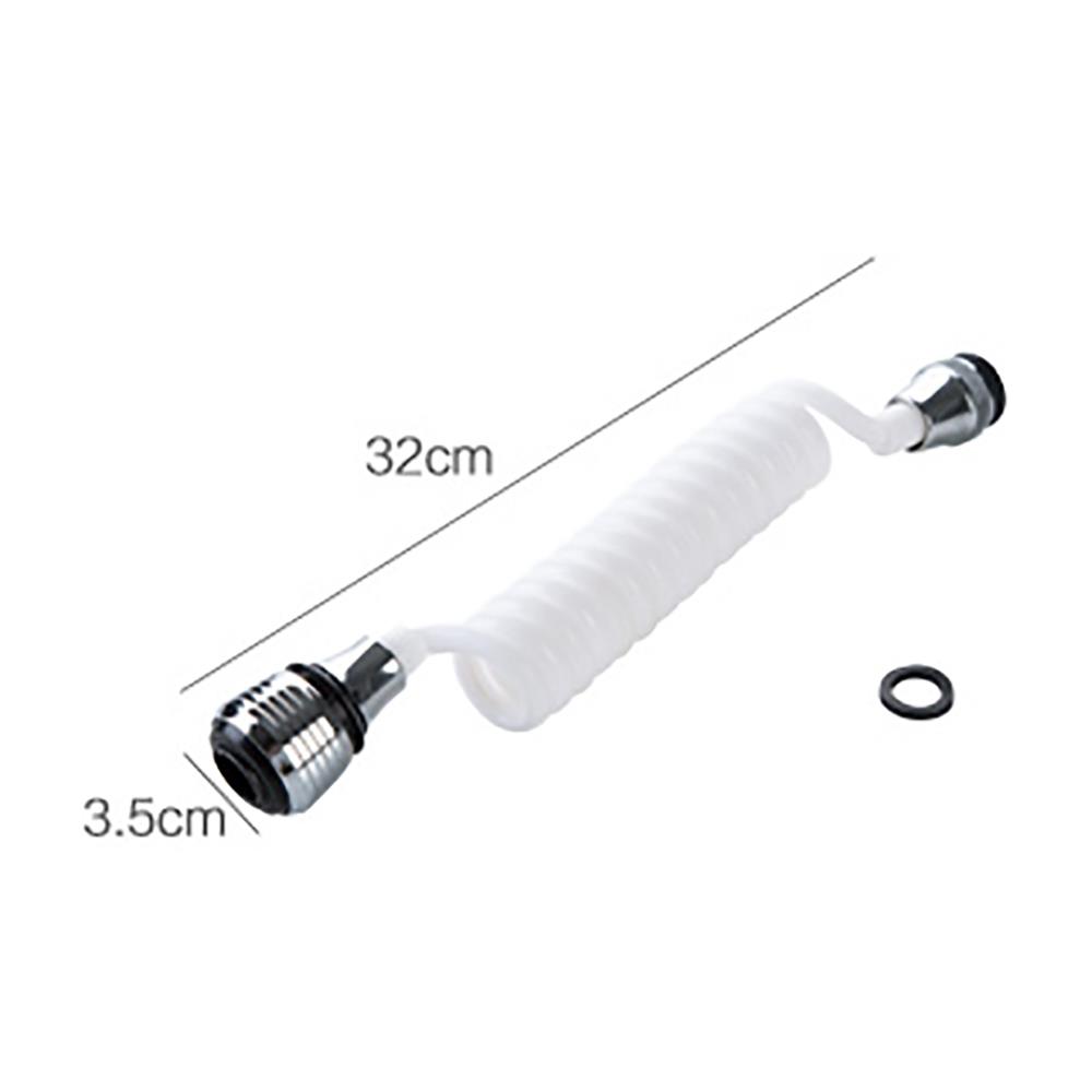 Telescopic Faucet Head Water Saving Device Household Tap Splash Filter for Kitchen - White
