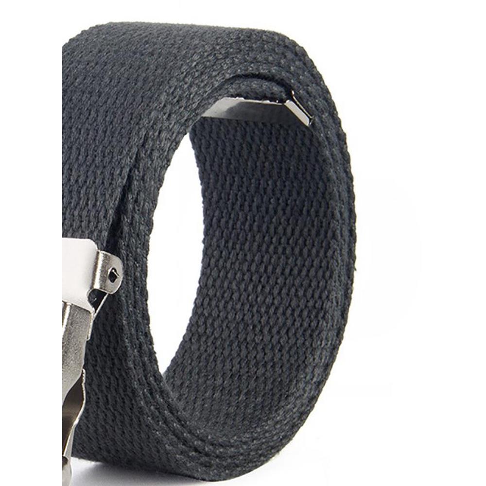 TGB Unisex Canvas Belt - Dark Gray
