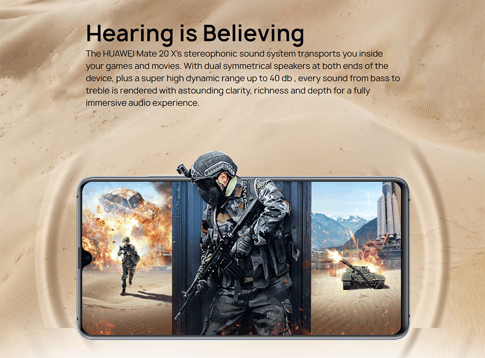 HUAWEI Mate 20 X 7.2 Inch 4G LTE Smartphone Kirin 980 8GB 256GB 40.0MP+20.0MP+8.0MP Triple Rear Cameras Android 9.0 NFC IR Remote Control Touch ID - Midnight Blue