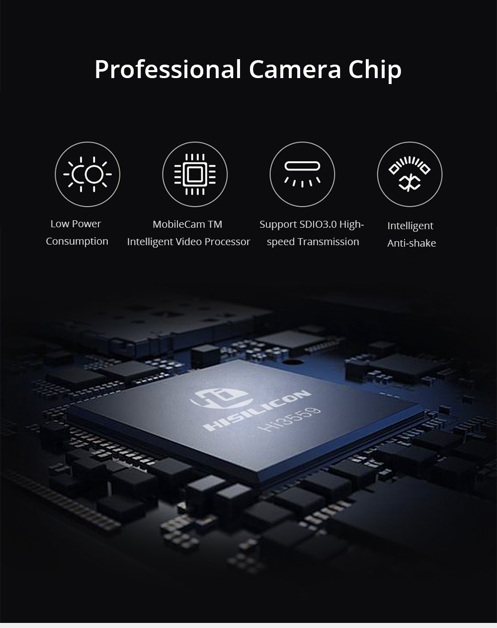 Xiaomi Mijia Seabird 4K Sport Camera 2.01M 4K/30fps Support SDIO3.0 - Blue