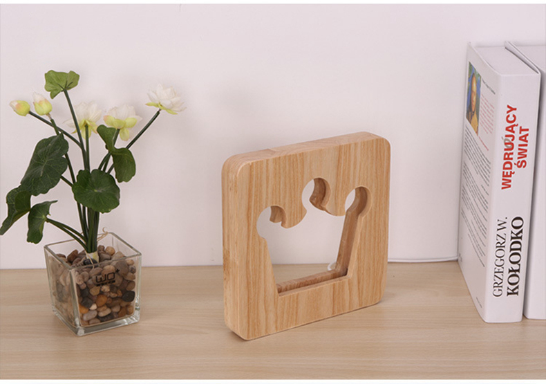 FUMAT Warm Modern LED Table Lamp - Creative Snails Wood Board Design